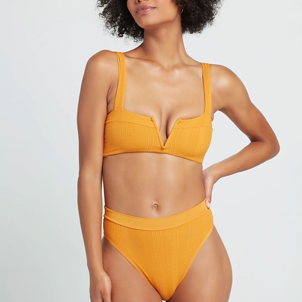 Pointelle Rib Lee Lee Bikini Top